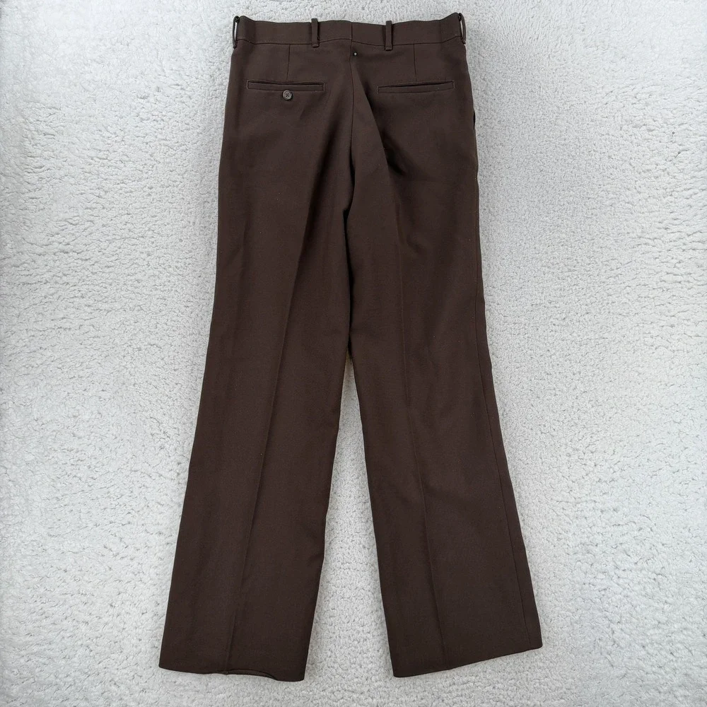 Vintage Levis Action Slacks Pants Mens 31x32 Brown Dress Slacks Office Wear
